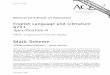 English Language and Literature 6721 Specification A · GCE English Language and Literature A Œ AQA GCE Mark Scheme, 2006 June series 2 DISTRIBUTION OF ASSESSMENT OBJECTIVES AND