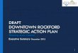 DRAFT DOWNTOWN ROCKFORD STRATEGIC ACTION PLAN...14 Implementation Strategies Proposed strategies are organized into 4 sections: Mobility Large Redevelopment Urban Design Economic Development