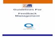 Feedback Management - Microsoft€¦ · Feedback Manual 3 1. INTRODUCTION/PREAMBLE Self-assessment provides feedback regarding the strengths, weaknesses, opportunities and threats