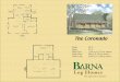 The Coronado - Modern Rustic Homes · The Coronado Width: 40’ 0” Depth: 52’ 0” Main Floor: 1,440 sq. ft. (134 sq. meters) Upper Floor: 606 sq. ft. (56 sq. meters) Total Living: