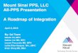 Mount Sinai PPS, LLC All-PPS Presentation A Roadmap of ... · 08/04/2016  · Mount Sinai PPS, LLC All-PPS Presentation A Roadmap of Integration. Mount Sinai Performing Provider System