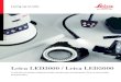 Leica LED3000 / Leica LED5000 · › Uso sencillo y móvil en placas de base existentes › Posibilidad de uso sin placa de base como Iluminación diascópica independiente. Cabezal