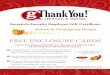 America’s Favorite Employee Gift Certiﬁcate · 2017-10-10 · Happy Thanksgiving Wishing you & your family, a joyful and peaceful Thanksgiving. Thanksgiving Greetings With sincere