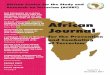 African Centre for the Study and - CAERTcaert.org.dz/Publications/Journal/ACSRT Journal -2017 Issue.pdf · Arican Journal 3 African Journal EDITORIAL BOARD CHAIRMAN H.E. Larry Gbevlo-Lartey