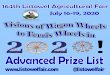 LISTOWEL AGRICULTURAL SOCIETY · 2020-03-24 · LISTOWEL AGRICULTURAL SOCIETY ADVANCED PRIZE LIST 2020 WELCOME! Thank you for picking up one of the advanced prize lists for the Listowel