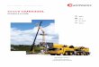 Grove GMK6300L - Fistas · Electronic Crane Operating System - ECOS enables control of the entire crane's ... 1 cylinder with safety valve, boom angle from -1,5° to +83°. ... Elevación