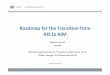 DP-3 - Roadmap for the transition from AIS to AIM …...Roadmap for the Transition from AIS to AIM Roberta Luccioli TO/AIM ICAO AFI Region Seminar on Transition to AIM: Phase 1 to