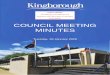 COUNCIL MEETING MINUTES - Kingborough Council€¦ · Council Meeting Minutes No. 2 28 January 2020 Page 2 C44/2-2020 (commences at ± 2 minutes of audio recording) 5 CONFIRMATION