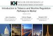 Introduction to Tobacco and Nicotine Regulation: Pathways ... Tobacco... · This presentation provides information about the law. Legal information is not the same as legal advice,