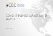 COVID-19 BUSINESS IMPACT SURVEY WAVE 4 - ACEC COVID...BUSINESS IMPACTS • More firms report they have taken various actions since March 1 to shore up their finances (68% up from 58%)