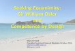 Seeking Equanimity: Sir William Osler and Competency by ...csim.ca/wp-content/uploads/documents/meeting2016... · Sir William Osler McGraw Hill. 1907. 3. Asch DA, Nicholson S, Srinivas