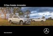 X-Class Genuine Accessories - Mercedes-Benz Australia · Genuine Accessories for your X-Class. ft Part Number 01 Sports Canopy. Designed specifically for the X-Class with a focus
