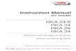 RKA 24.8 24 28 34 - RAD - ING - MAN.INST - 1104A ... tecniche per... · PDF file Models RKA 24/8 RKA 24 RKA 28 RKA 34 CE Certification n° 0694BN3485 Appliance Type B23p – B33 -