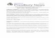 Prestbury News 2018 Newsletter.pdf · Drains - No new problems have been detected or reported in the storm sewer drains maintained by PCA Respectfully submitted, William Gain Pool
