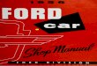 DEMO - 1956 Ford Car Shop Manual · 1956 FORD DIVISION M O T O COMPANY. This DEMO contains only a few pages of the entire manual/product. \r\rNot all Bookmarks work on the Demo but