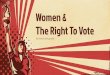 Women & The Right To Vote · a constitutionally guaranteed right (specifically for women) regardless of the states’ laws giving certain classes of society (men) the right to vote
