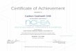 Certificate of Achievement - Wild Apricot...Certificate of Achievement AWARDED TO Tom Curry FOR SUCCESSFUL COMPLETION OF 2018 NCHEA ANNUAL CONFERENCE & EXHIBITION SPONSORED BY North