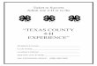 “TEXAS COUNTY · 2 PURPOSE OF THE TEXAS COUNTY 4-H HANDBOOK The Texas County Handbook is prepared for the purpose of giving suggestions to 4-H members, parents, and local 4-H club
