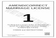AMEND/CORRECT MARRIAGE LICENSE 1 · 172 Secure Attendance of Prisoner 173 Assurance of Discontinuance 174 In-State Deposition for Foreign Jurisdiction 176 Eminent Domain– Light