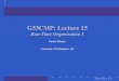 G53CMP: Lecture 15psznhn/G53CMP/LectureNotes-2016/lecture15.pdf · G53CMP: Lecture 15 – p.6/37. Storage Allocation (1) • Global variables exist throughout the program’s run-time