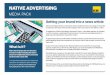 NATIVE ADVERTISING - KM Group · 2020-06-21 · approve of native if the content is free. Other figures, such as recent statistics from MediaPost, reveal that 90% of publishers are