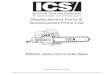 Replacement Parts & Accessories Price List - ICS Diamond Tools€¦ · 2020 ICS, Blount International Inc. Supersedes all previous pricing. Specifications and pricing are subect to