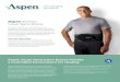 Aspen Summit Lower Spine Braces€¦ · Aspen Summit ™ Lower Spine Braces The Aspen Summit line of inelastic braces are designed to help limit motion, providing a controlled environment