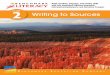 TM 2 Grade Writing to Sources · 2013-01-14 · LITERACY BENCHMARK TM 2. Writing to Sources Grade. 2 ©2014 Benchmark Education Company, LLC • Writing to Sources ... audience via