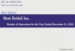 Best Bridal Inc. · – Development of Business Portfolio. P26 Corporate Data. P3 FY12/10 Summary of Consolidated Business Results. P4 Consolidated Business Results. P5 Consolidated