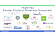 Thank You Premier Products Showcase Companies!...Premier Products Showcase When buying from these companies, please tell them you saw them in SAF’s Premier Products Showcase at SAF