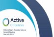 Oxfordshire’s Exercise Summit Meeting 2nd July 20191)-ex-ref-summit-mtg-271… · OUH Rehab Uptake & onward referral 2017 –2018 MI, bypass, elective PCI. Phase II to Phase III