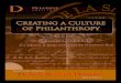 Creating a Culture of Philanthropy 1889 · Creating a Culture of Philanthropy at De La Salle Throughout the summer of 1888 without a penny to begin with, Brother Adjutor of Mary personally