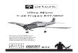 Ultra Micro T-28 Trojan RTF/BNF - Horizon Hobby T-28 Trojan RTF/BNF RTF Instruction Manual Bedienungsanleitung