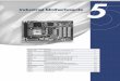 Industrial Motherboards - Construmática.com · Industrial Motherboards5 Mini-ITX Form Factor Industrial Motherboards AIMB-250 NEW Socket 478 Mini-ITX SBC w/VGA, LCD Dual GigaLAN,