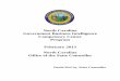 North Carolina Government Business Intelligence Competency ... · initiatives and created the OSC Government Business Intelligence Competency Center (GBICC). Enterprise business intelligence