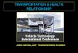 TRANSPORTATION & HEALTH RELATIONSHIP€¦ · A “HOLISTIC” APPROACH TO HEALTH, INCLUDING CONSIDERATION OF: 171 Air pollution: Focus on transportation-related air pollution emissions