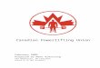 Ontario Powerlifting Association  · Web viewFull specifications of approved platform equipment, bars, weights, approved apparel, etc, can be found in the IPF Technical Rules. Here