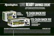 CASH BACK BY MAIL WITH THE PURCHASE OF EXPRESS BUCHSHOT. EXPRESS BUCKSHOT 5 CASH BACK ... · 2017-05-11 · promotion may be modiﬁ ed or canceled at any time. no rain checks. ©2017