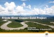Frieda River Copper-Gold Project - PanAust · The project history is approaching 50 years First discovered 1960s. 2014. Several project owners. PanAust 80% acquired. 1970s. 1980s