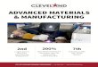 ADVANCED MATERIALS & MANUFACTURING...Advanced Materials & Manufacturing Situated on Lake Erie at the convergence of numerous railroad lines, Cleveland’s Advanced Materials & Manufacturing
