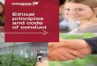 Ethical principles and code of conduct ... These Ethical Principles and this Code of Conduct, updated