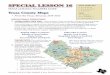 SECIAL LESSON 16 - Texas Almanac · 2015-02-16 · InstructIonal suggestIons 1. color-coDeD state MaP: Allow students to become familiar with the Texas county maps and articles found