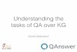 Understanding the tasks of QA over KGs · disadvantages. They are used in Intui2 [?], Intui3 [?] and Freya [?]. 4.3.2 Parsers based on dependency grammars The idea behind dependency