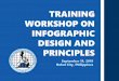 TRAINING WORKSHOP ON INFOGRAPHIC DESIGN AND PRINCIPLES · 2018-09-27 · DESIGN AND PRINCIPLES September 19, 2018 Bohol City, Philippines. INTRODUCTION. ... Textual Presentation 