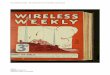 RELESS - americanradiohistory.com...The wireless weekly : the hundred per cent Australian radio journal Page 5 nla.obj-627705594 National Library of Australia I ebruary rnd, 1923 J