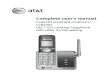 CL81101/CL81201/CL81211/ CL81301 DECT 6.0 cordless ......caller ID problems caused by DSL interference. Please contact your DSL service provider for more information about DSL filters