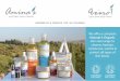 We o˜er a complete Natural Organic skin care range to ... · These oils have di˜erent therapeutic properties. All of Amina’s essential oils have unique and beautiful scents that