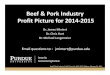 Beef Pork Industry Profit Picture for 2014 2015€¦ · Beef & Pork Industry Profit Picture for 2014‐2015 Webinar, February 24, 2014 U.S. Cattle Herd Continues to Decline 50 60