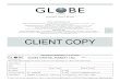 Depository Participant : IN-DP-NSDL-97-99 CLIENT COPY · GLOBE CAPITAL MARKET LTD. We hereby acknowledge the receipt of the Account Opening Form (KYC) with thanks from Client Name