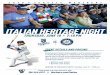 ITALIAN HERITAGE NIGHT - Major League Baseball · Italian. MITCH. HANIGER • $38 Main Level Tickets • $23 View Level Tickets DEADLINE TO PURCHASE TICKETS: Thursday, June 18 –